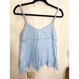 Hollister baby blue tank top